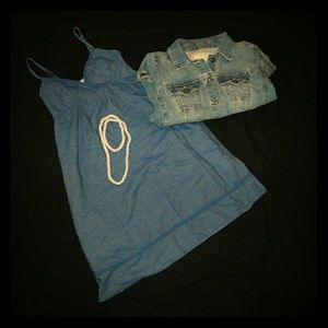 🌺Lei Blue Denim Dress